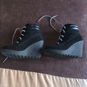 Black booties size 7